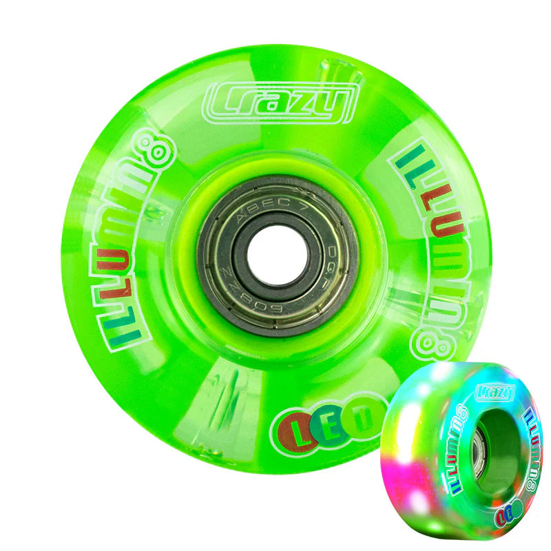 illumin8 - LED Light Up Roller Skate Quad Wheels