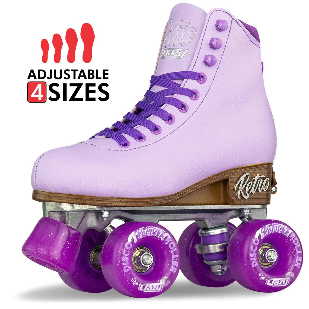 RETRO - SIZE ADJUSTABLE ROLLER SKATES – Daisies & Pancakes