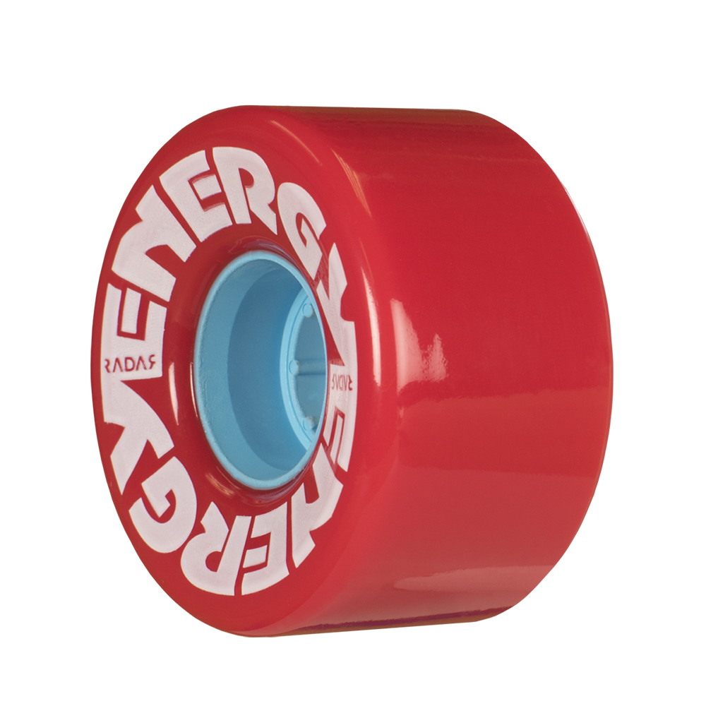 Radar Energy 57 Roller Skate Wheels - 4 Pack 78A 31x57mm Outdoor Skate Wheels In Aqua Color